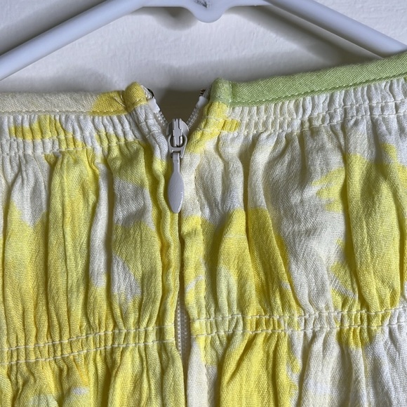 Sabo Banks Shirred Mini Dress Solstice Floral size S Cut Outs Puff Sleev… - Picture 11 of 16